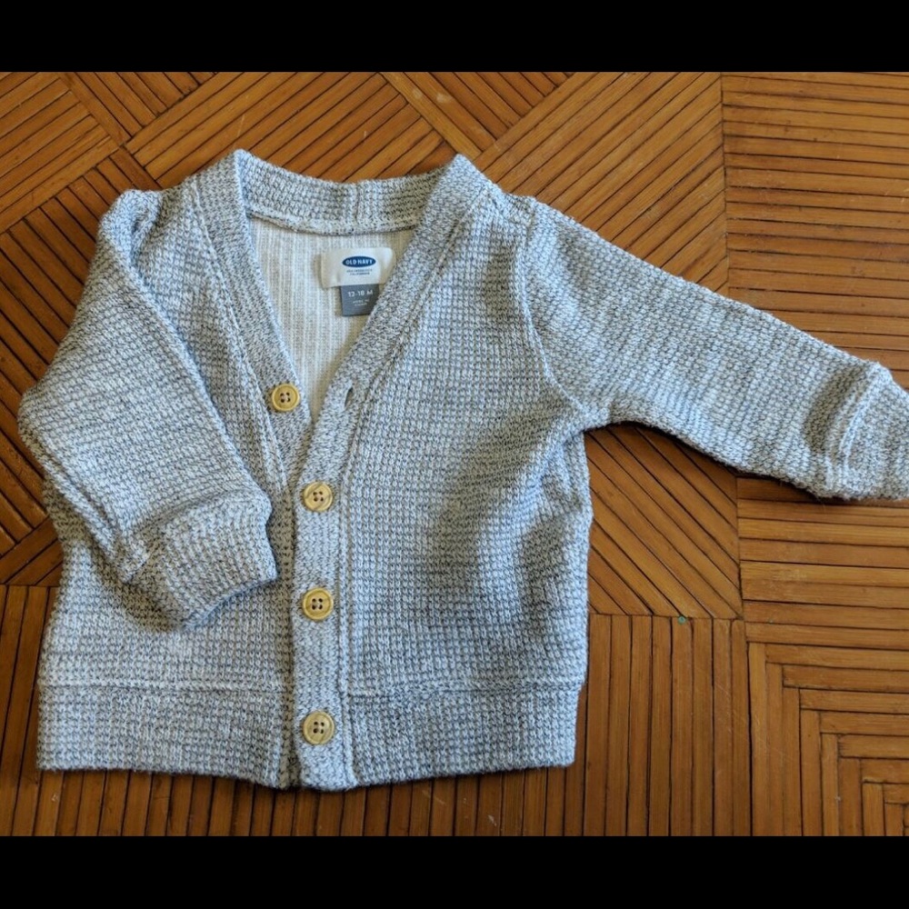 Button down sweater